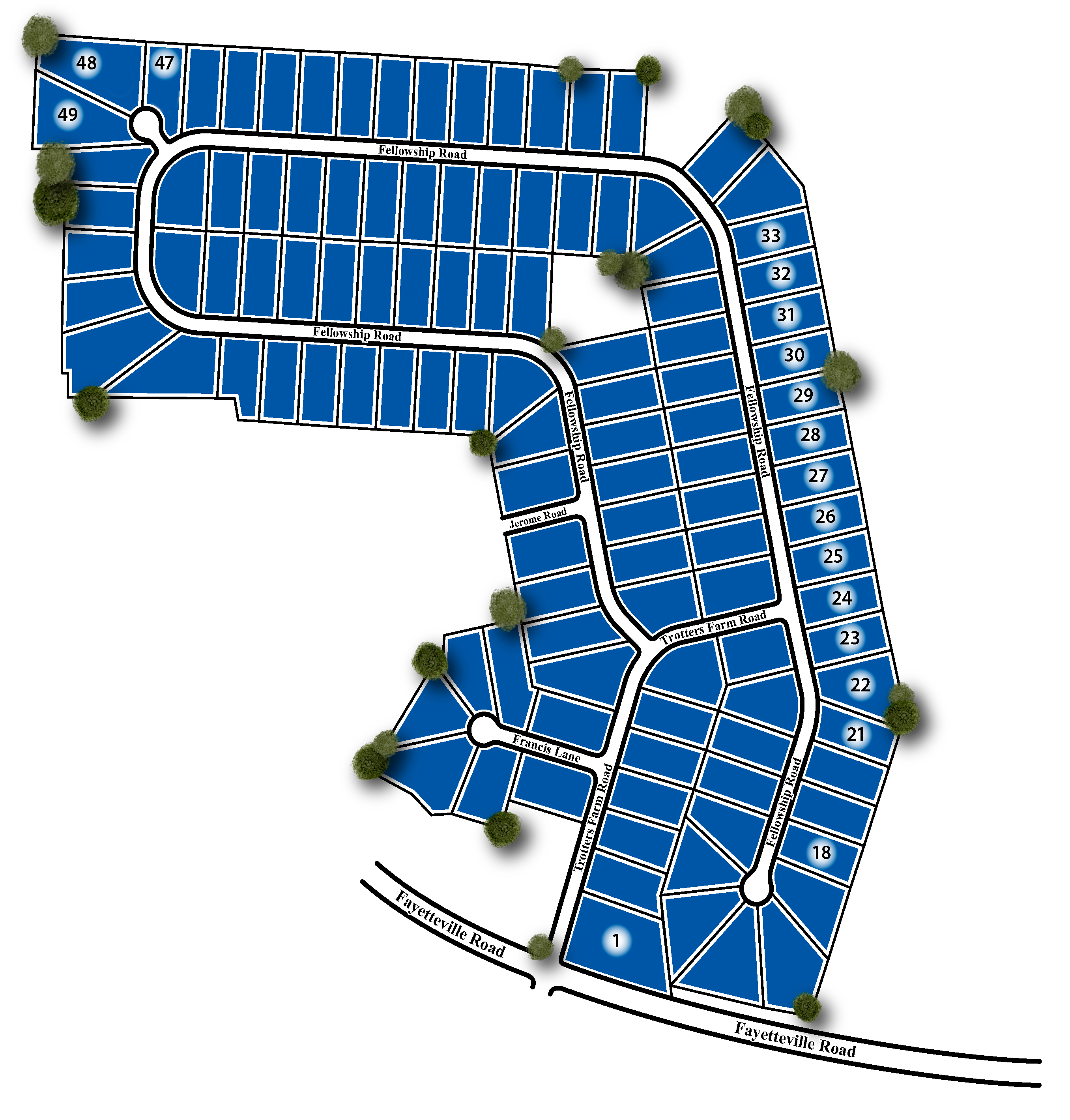 Trotter’s Farm Site Map